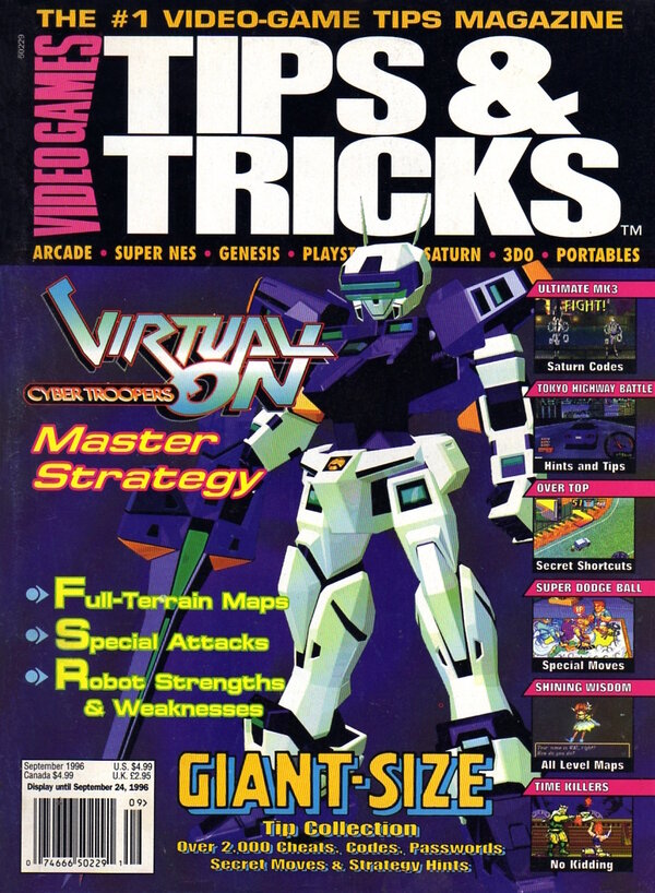 Tips & Tricks Issue 019 (September 1996) cover
